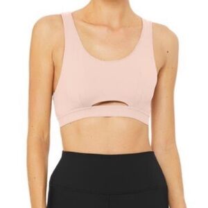 ALO Yoga Moonlit Sports Bra in Nectar